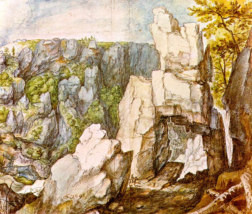 Roelant Savery Rocky Landscape